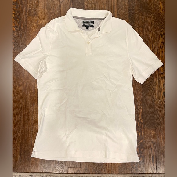 Banana Republic white Polo shirt Standard Fit Size M - Picture 4 of 5